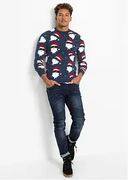 Maglione natalizio in filato fine, bonprix