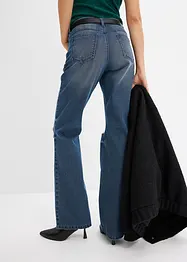 Jeans bootcut con cintura (set 2 pezzi), bonprix