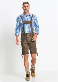 Pantaloni corti bavaresi in pelle, regular fit, bonprix
