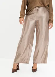 Pantaloni in satin lucido, bonprix