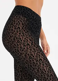 Leggings con motivo vellutato, bonprix