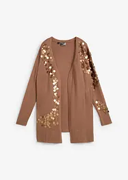 Cardigan con paillettes, bonprix