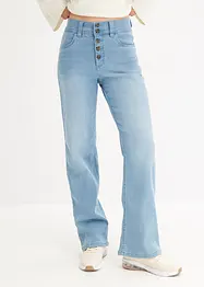 Jeans straight, a vita alta, bonprix