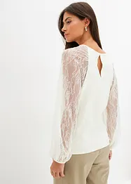 Maglia con pizzo, bonprix