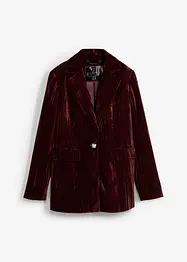 Blazer in velluto con effetto crash, bonprix