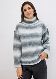 Maglione con colori sfumati e paillettes, bonprix