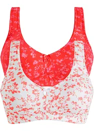 Reggiseno senza ferretto con cotone biologico morbido (pacco da 2), bonprix