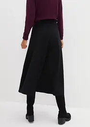 Gonna midi in misto viscosa, bonprix