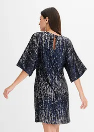 Abito oversize in paillettes, bonprix