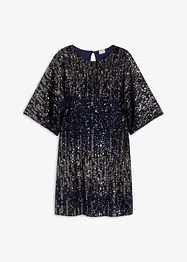 Abito oversize in paillettes, bonprix