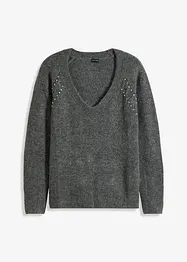 Maglione con strass, bonprix