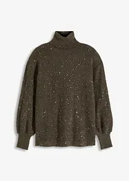 Maglione con paillettes, bonprix