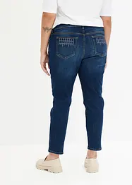 Jeans skinny, a vita media, bonprix