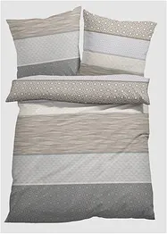Biancheria da letto con fantasia a fasce, bonprix