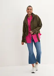 Camicia lunga in mussola di cotone, bonprix