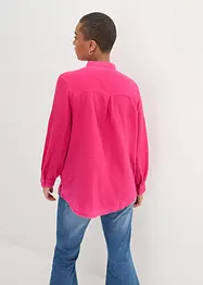 Camicia lunga in mussola di cotone, bonprix