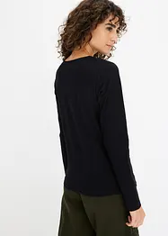 Maglia a maniche lunghe con cut-out, bonprix