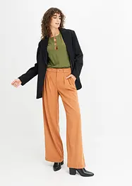 Pantaloni con pinces, loose fit, bonprix