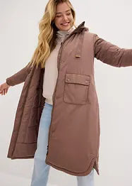 Parka ampio svasato con coulisse, bonprix