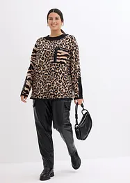 Maglione leopardato, bonprix