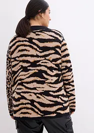 Maglione leopardato, bonprix