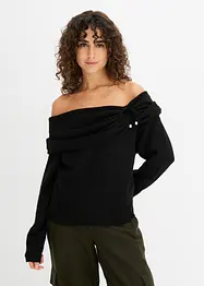 Maglione con spalle scoperte, bonprix