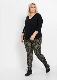 Maglia con maniche a 3/4 in misto viscosa elastan, bonprix
