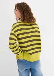 Maglione boxy traforato, bonprix