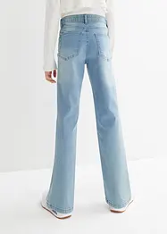 Jeans bootcut, vita media, bonprix