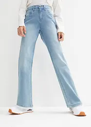 Jeans bootcut, vita media, bonprix