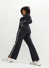 Tuta sportiva in cotone elasticizzato (set 2 pezzi), bonprix