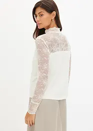 Maglia con pizzo, bonprix