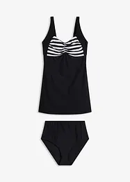 Tankini lungo con slip a vita alta (set 2 pezzi), bonprix