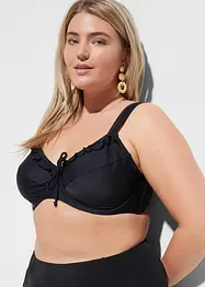 Reggiseno bikini minimizer in poliammide riciclata, bonprix