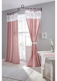 Tenda in cotone biologico con fermatenda (pacco da 1), bonprix