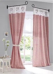 Tenda in cotone biologico con fermatenda (pacco da 1), bonprix