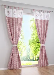 Tenda in cotone biologico con fermatenda (pacco da 1), bonprix