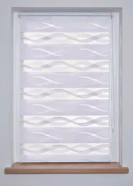Tenda a rullo doppia jacquard bicolore, bonprix