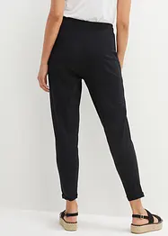 Pantaloni in jersey di misto cotone elasticizzato, bonprix