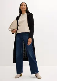 Maxi cardigan in maglia a trecce, bonprix