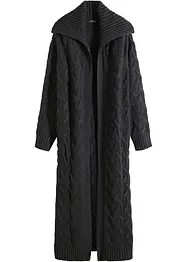 Maxi cardigan in maglia a trecce, bonprix