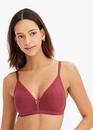 Reggiseno senza ferretto con cotone biologico (pacco da 3), bonprix