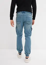 Jeans in felpa con tasche cargo regular fit, straight, bonprix