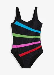 Costume intero con inserti e effetto modellante forte, bonprix