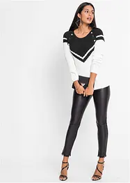 Maglione con bottoni, bonprix