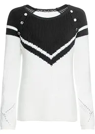 Maglione con bottoni, bonprix