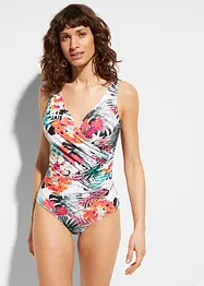 Costume intero a portafoglio con effetto modellante medio, bonprix