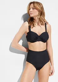 Slip per bikini a vita alta con effetto modellante leggero, bonprix