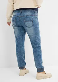 Joggers di jeans prémaman in cotone biologico, bonprix