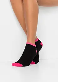 Calzini per sneakers con i giorni della settimana (pacco da 8 paia) con cotone biologico, bonprix